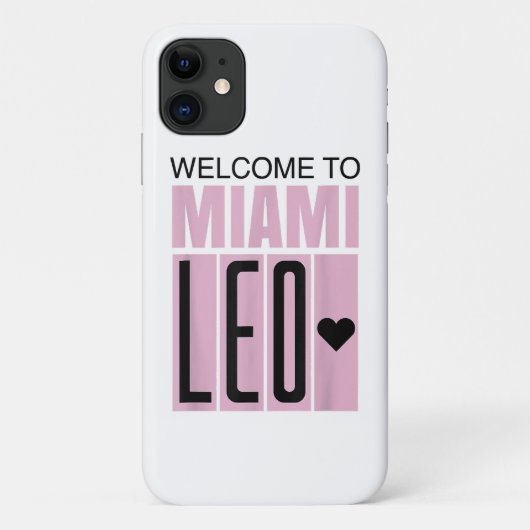 Coques Case-Mate iPhone Bienvenue à Miami Leo 10 - GOAT (Dos)