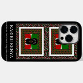 Coques Case-Mate iPhone Bienvenue Au Kenya Hakuna Matata (Verso (horizontal))