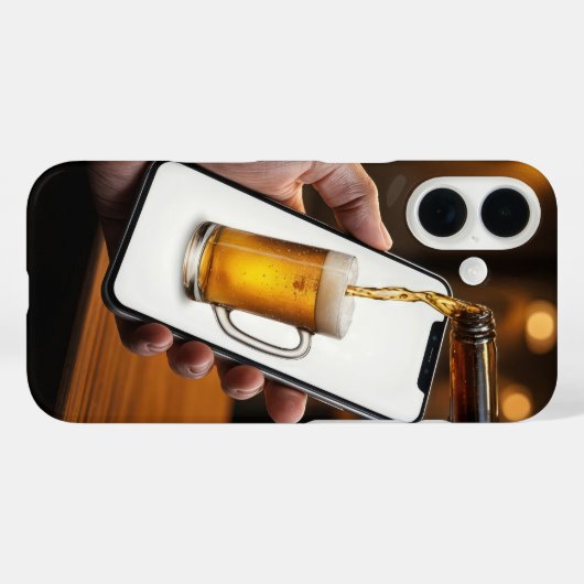 Coques Case-Mate iPhone Bière à débiter (Verso (horizontal))