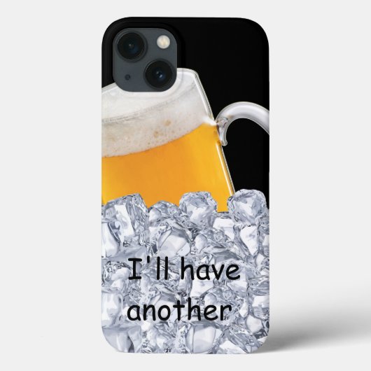 Coques Case-Mate iPhone Bière amusante pour hommes (Verso)