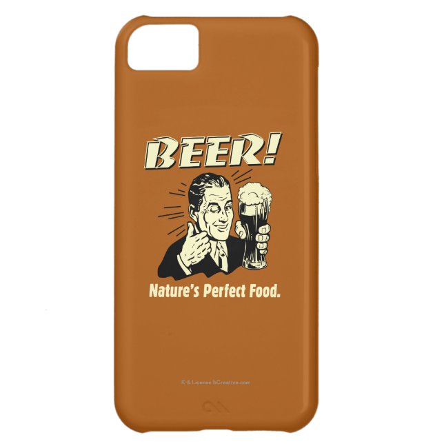 Coques Case-Mate iPhone Bière : La nourriture parfaite de la nature (Dos)