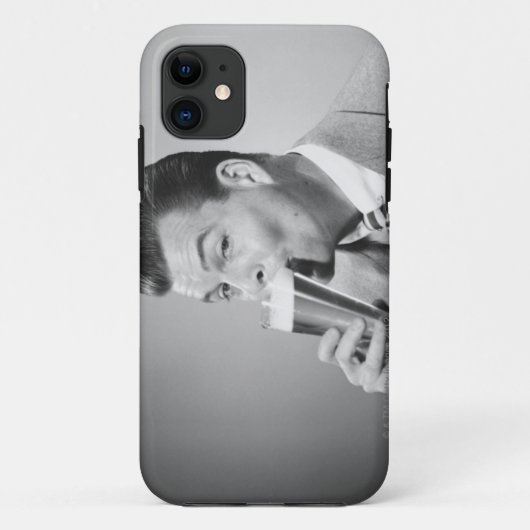 Coques Case-Mate iPhone Bière potable d'homme d'affaires (Dos)