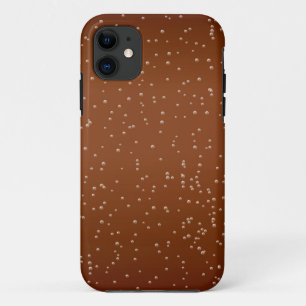 Coque iPhone 11 Bière Racine avec minuscules bulles Art Arrière -