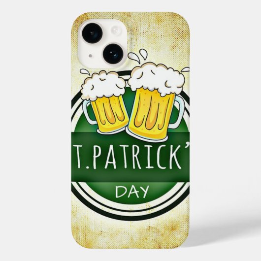 Coques Case-Mate iPhone Bières de la Saint-Patrick (Verso)