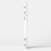 Coques Case-Mate iPhone Biewer Terrier avec pattes, os de chien et nom (Verso / Droite)