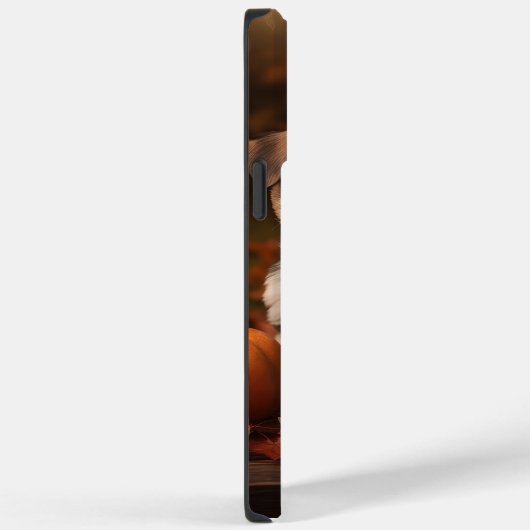 Coques Case-Mate iPhone Biewer Terrier Chiot Automne Citrouille délice (Verso / Droite)