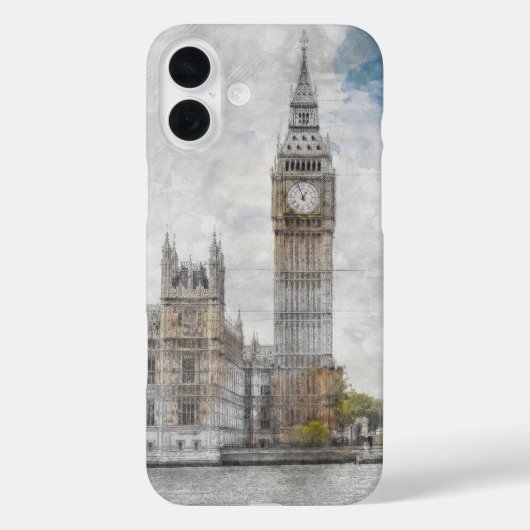 Coques Case-Mate iPhone Big Ben Londres – Conception de monument de voyage (Verso)