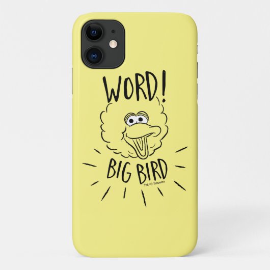 Coques Case-Mate iPhone Big Bird Skate Logo - Mot ! Big Bird (Dos)