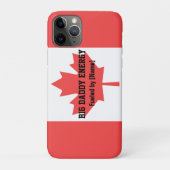 Coques Case-Mate iPhone Big Daddy Énergie Canada Feuille d'érable alimenté (Dos)