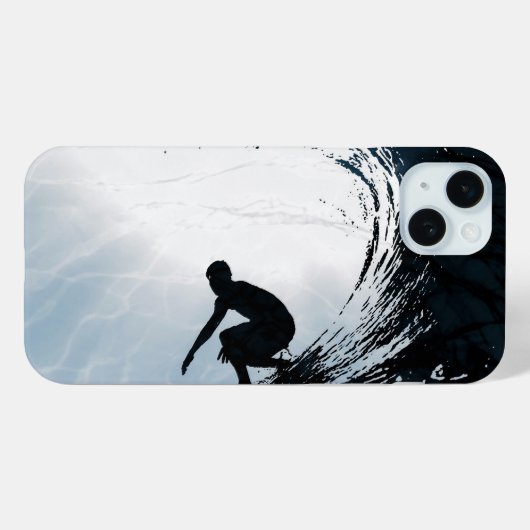 Coques Case-Mate iPhone Big Wave Surfer (Verso (horizontal))