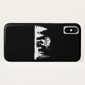 Coques Case-Mate iPhone Bigfoot dans la forêt Sasquatch Yeti (Dos (Horizontal))