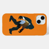 Coques Case-Mate iPhone Bigfoot de la forêt nocturne (Verso (horizontal))