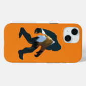 Coques Case-Mate iPhone Bigfoot de la forêt nocturne (Verso (horizontal))