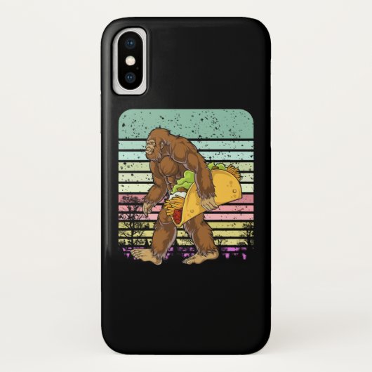 Coques Case-Mate iPhone Bigfoot Drôle Tenant Un Taco (Dos)