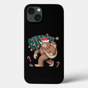 Case-Mate iPhone Case Bigfoot Noël Arbre Lumières Noël Sasquatatch Amour