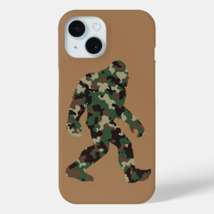 Coque Pour iPhone 15 Bigfoot Sasquatch Camouflage