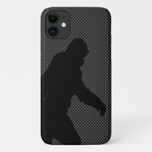Coques Case-Mate iPhone Bigfoot sur l'impression de fibre de carbone (Dos)