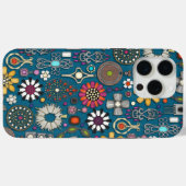 Coques Case-Mate iPhone bijou boho trésors paon bleu (Verso (horizontal))