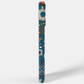 Coques Case-Mate iPhone bijou boho trésors paon bleu (Verso / Droite)