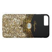 Coques Case-Mate iPhone Bijou Elite Régal Or Noir Diamant (Dos (Horizontal))