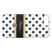 Coques Case-Mate iPhone Bijou étincelant chic de fausse pierre (Dos (Horizontal))