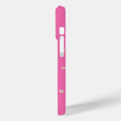 Coques Case-Mate iPhone Bijou étincelant en diamant rose (Verso / Gauche)