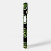Coques Case-Mate iPhone Bijou Shamrock Gold Saint Patrick avec perles (Verso / Droite)