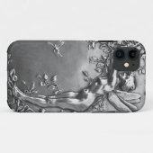 Coques Case-Mate iPhone Bijoux antiques féeriques argentés de cru de (Dos (Horizontal))