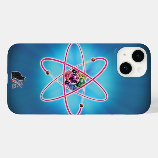 Coques Case-Mate iPhone Bijoux atomique (Verso (horizontal))