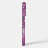 Coques Case-Mate iPhone Bijoux en diamant rose Glam (Verso / Droite)