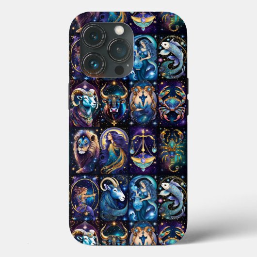 Coques Case-Mate iPhone Bijoux Galaxie Zodiac (Verso)