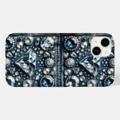 Coques Case-Mate iPhone Bijoux glamour pierres précieuses Denim & Diamonds (Verso (horizontal))