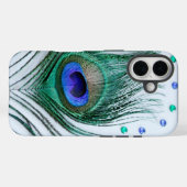 Coques Case-Mate iPhone Bijoux Peacock en plumes (Verso (horizontal))