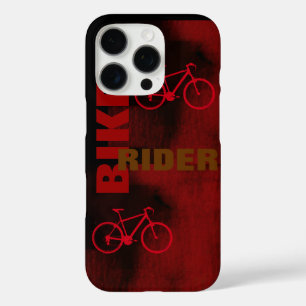 iPhone 16 Pro Case Bike Rider Rouge