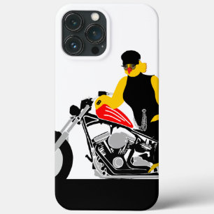 Case-Mate iPhone Case BIKER CHICK assise sur sa moto