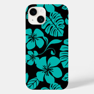COQUE POUR iPhone 14 BIKINI ROSE (NOIR/TURQUOISE)