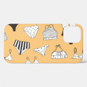 Coques Case-Mate iPhone Bikini tropical : Motif d'été à main (Verso (horizontal))