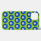 Coques Case-Mate iPhone Billard bleu numéro deux Motif (Verso (horizontal))