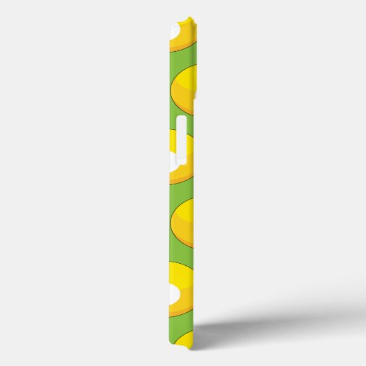 Coques Case-Mate iPhone Billard jaune numéro un Motif (Verso / Droite)