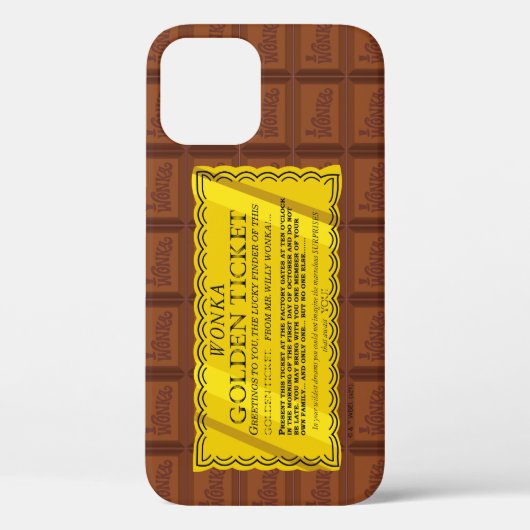 Coques Case-Mate iPhone Billet d'or Willy Wonka (Verso)