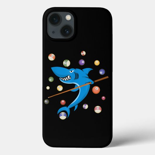 Coques Case-Mate iPhone Billiard Shark 8 Balle Joueur Pool Table Stick (Verso)