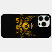 Coques Case-Mate iPhone Billiards avec ailes et conception de la Couronne (Verso (horizontal))