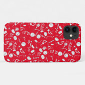 Coques Case-Mate iPhone Biologie schéma conception blanc et rouge (Dos (Horizontal))