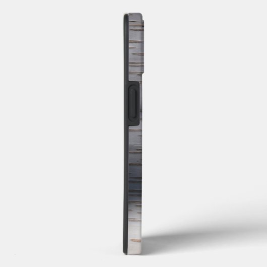 Coques Case-Mate iPhone Birch Bark Rustic Nature Nom personnalisé (Verso / Droite)