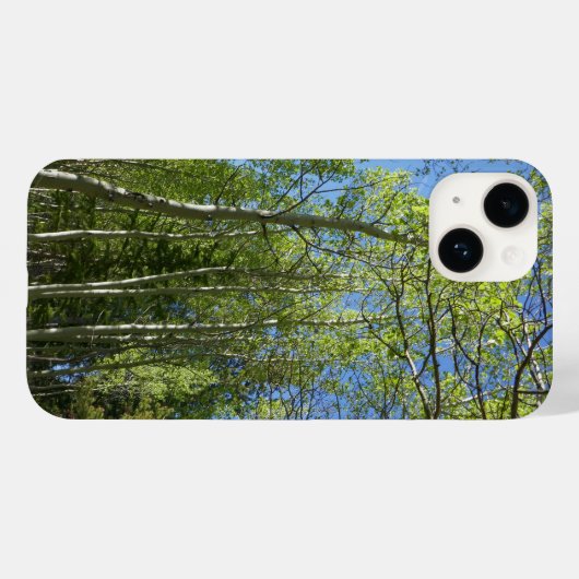 Coques Case-Mate iPhone Birch Trees d'été à Rocky Mountain (Verso (horizontal))