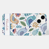 Coques Case-Mate iPhone Bird Botanical Perzonalized (Verso (horizontal))