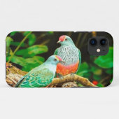 Coques Case-Mate iPhone BIRD green_iphone (Dos (Horizontal))