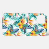 Coques Case-Mate iPhone Bird Of Paradise & Orchid Motif (Verso (horizontal))