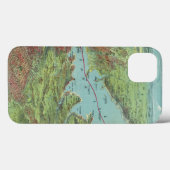 Coques Case-Mate iPhone Birds Vue Vue Carte De New York Et Proximité (Verso (horizontal))