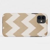 Coques Case-Mate iPhone Biscotti et cas de Chevron Iphone 5 de crème (Dos (Horizontal))